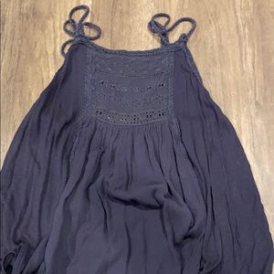 Navy blue tank top